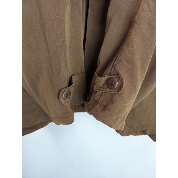 Vintage McKenzie Tribe Men's Cotton Wool Casual Overcoat Jacket Olive Green L - Picture 9 of 11